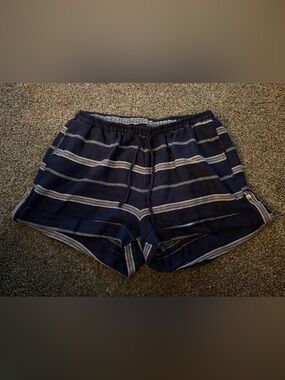 Banjara Navy and White Shorts